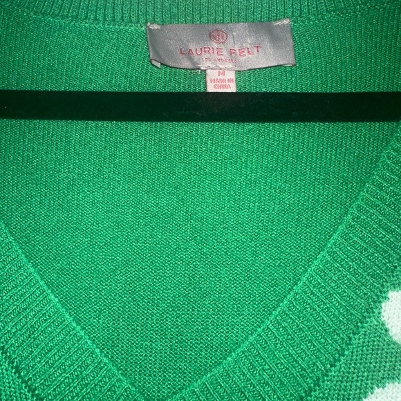 Laurie Felt | Cashmere Blend Daisy Print Sweater size M 🌼 - Picture 4 of 6